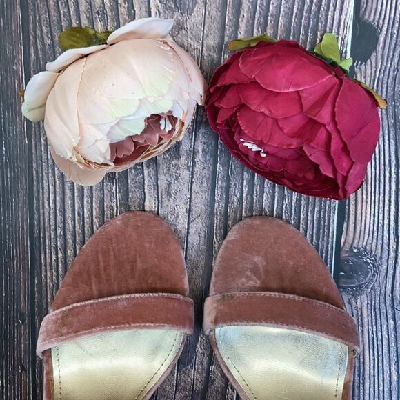 GUESS Pink BamBam Block-Heel Dress Sandals - Picture 4 of 9